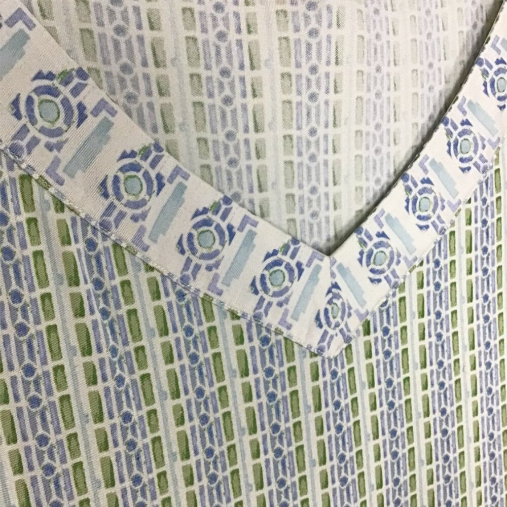Tory Burch Micky Silk Mixed-Design Maxi Dress - Picture 3 of 12